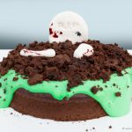 Halloween: Grabstein-Kuchen