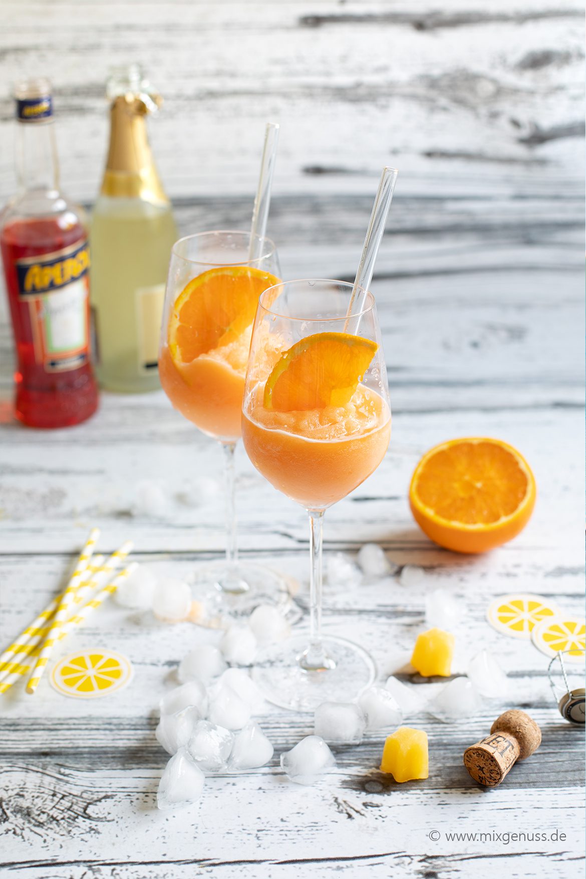 Unser Sommerdrink 19 Aperol Slushy Mixgenuss Blog