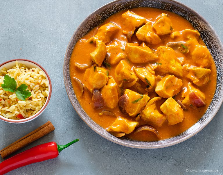 Indisches Hähnchencurry – MixGenuss Blog