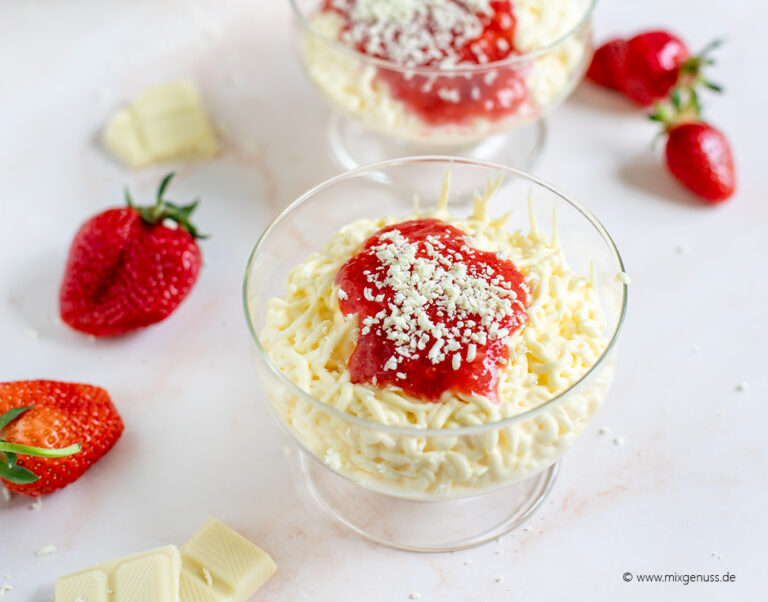 Spaghetti-Eis Dessert – MixGenuss Blog