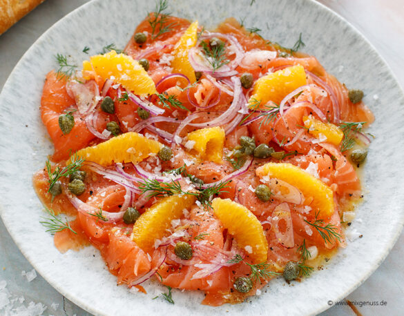 Lachs-Carpaccio – MixGenuss Blog Lachs-Carpaccio – MixGenuss Blog