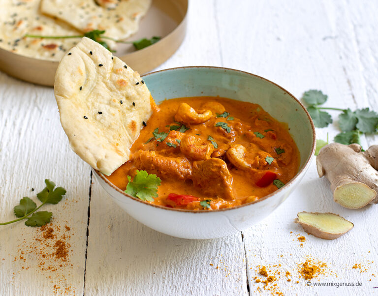 Butterhuhn mit Cashewkernen – MixGenuss Blog