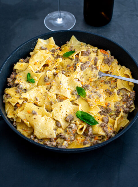 Pfannen-Lasagne – MixGenuss Blog